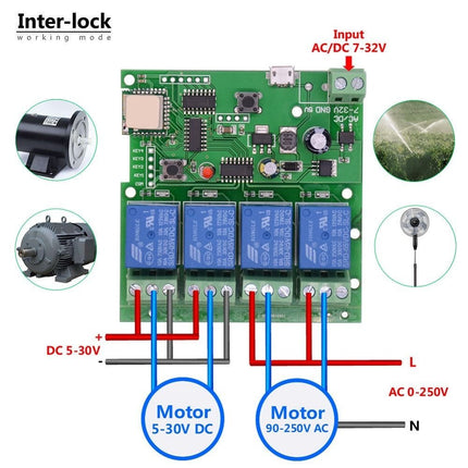 4 Way Smart Relay / Switch eWeLink - DealBuddy