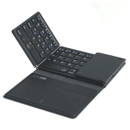 Foldable Bluetooth Rechargeable Tri - Folding Ultra Slim Travel Keyboard - DealBuddy