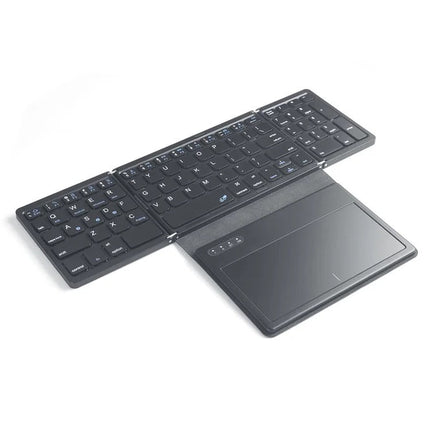 Foldable Bluetooth Rechargeable Tri - Folding Ultra Slim Travel Keyboard - DealBuddy