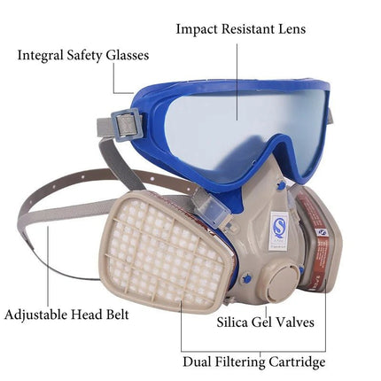 SJL Full Face Respirator Gas Mask YF2 - DealBuddy