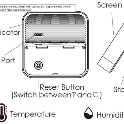 Tuya WIFI Temperature and Humidity Smart Sensor - DealBuddy